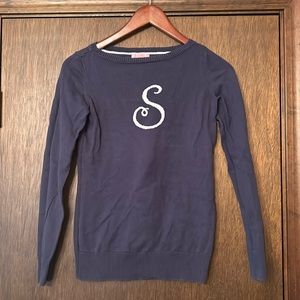 Lilly Pultizer monogram sweater